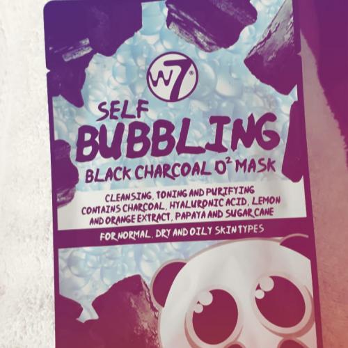 W7 Self Bubbling Black Charcoal O2 Mask (Maska bąbelkowa z węglem) - opinie | zdjęcie do recenzji od Jamadziara