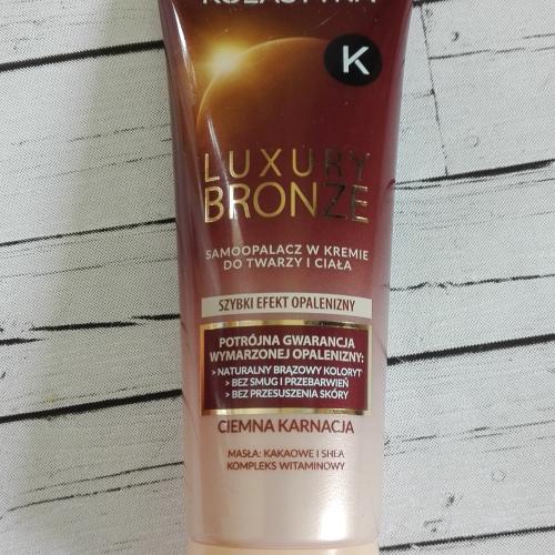 Kolastyna Luxury Bronze, Samoopalacz w kremie do twarzy i ciała - opinie | zdjęcie do recenzji od anja1207