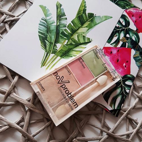 Lovely NoVproblem, Concealer Palette (Paleta korektorów do twarzy) - opinie | zdjęcie do recenzji od _kingag