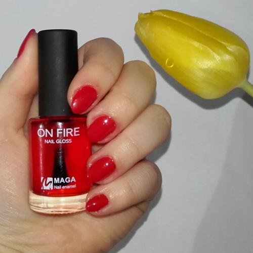 Maga On Fire, Nail Gloss (Lakier do paznokci) - opinie | zdjęcie do recenzji od kamcia_20
