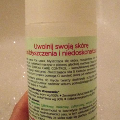 Soraya Care Control, Oczyszczająca pianka do mycia twarzy - opinie | zdjęcie do recenzji od Kajmak27 - 1
