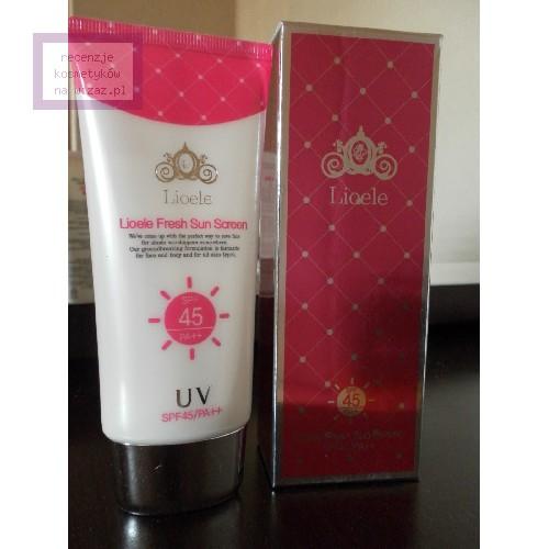 Lioele Fresh Sun Screen SPF45/PA++ (Emulsja ochronna SPF45) - opinie | zdjęcie do recenzji od joanna_asia