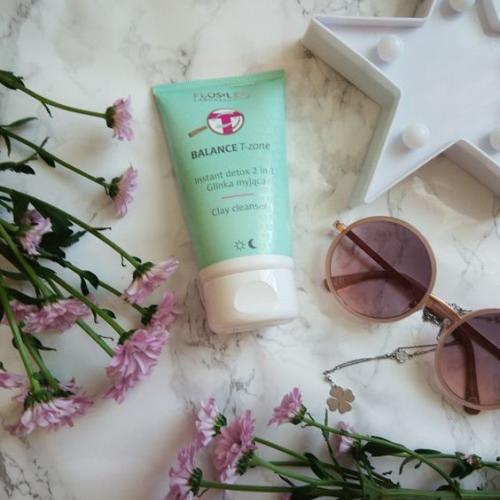 Floslek Balance T-zone, Instant detox 2 in 1, Clay Cleanser (Glinka myjąca) - opinie | zdjęcie do recenzji od justyna107