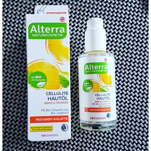 Alterra Cellulite Hautöl Birke & Orange (Olejek  do skóry antycellulitowy `Brzoza i pomarańcza`) - opinie | zdjęcie do recenzji od Kosmetynka