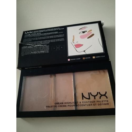 NYX Professional Makeup Cream Highlight  & Contour Palette (Kremowa paleta do konturowania) - opinie | zdjęcie do recenzji od Mara78