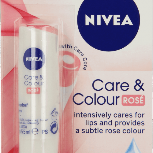 Nivea Care & Colour, Ochronna pomadka do ust 'Rose' - opinie | zdjęcie do recenzji od pysiam