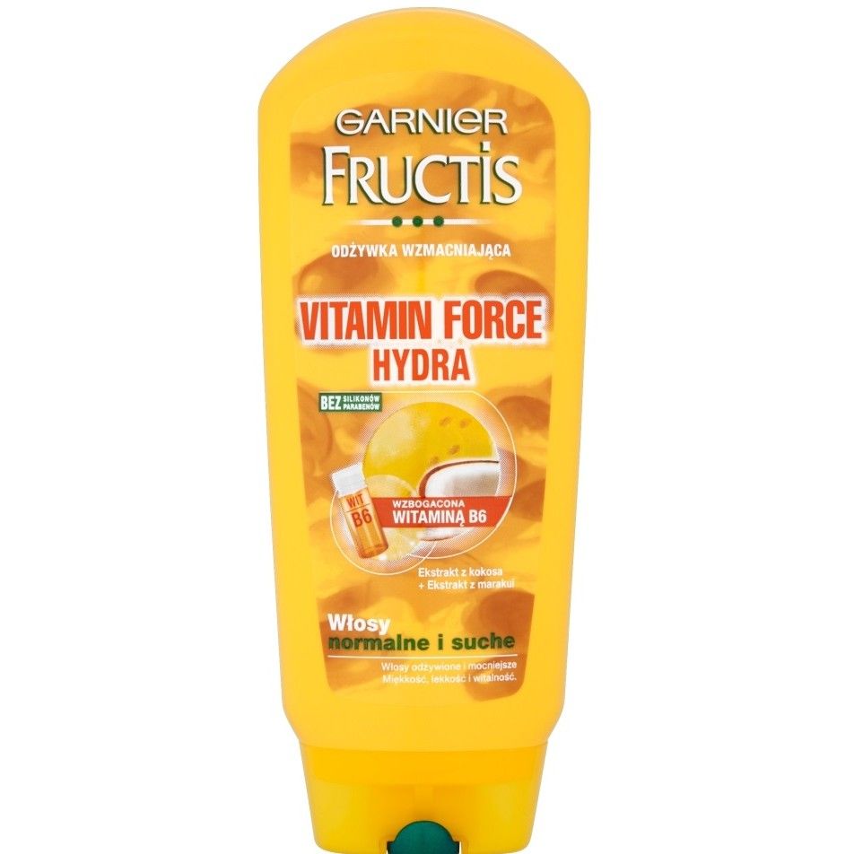 Garnier Fructis Vitamin Force Hydra Od Ywka Wzmacniaj Ca Cena Opinie Recenzja Kwc